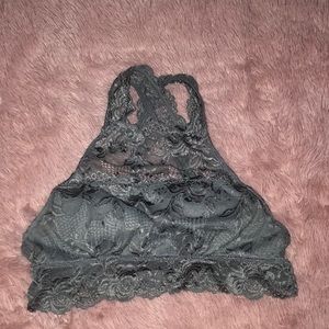 Gray/silver bralette